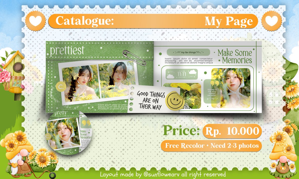 sunflowearv's tweet image. Boleh bantu repostnya? Maacii! 🫶

Hai! Kenalan yuk sama ke-4 layout baru ku ini 😍 aku juga open titipan dengan harga spesial (yang tertera) &amp;amp; layoutnya ada yang ufs ya! Yuk jajann?! Detail lengkapnya di tweet berikutnya (⁠✿⁠ ⁠♡⁠‿⁠♡⁠)

#zonauang
