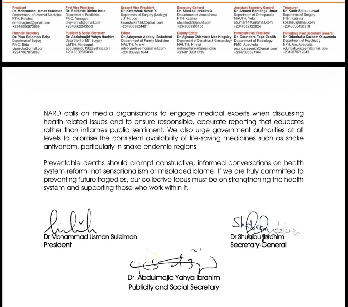 Dr Mohammad Usman Suleiman tweet media