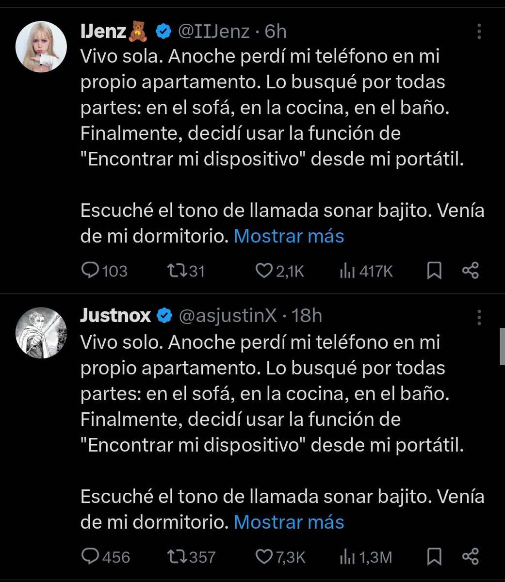 Hostia qué casualidad no?