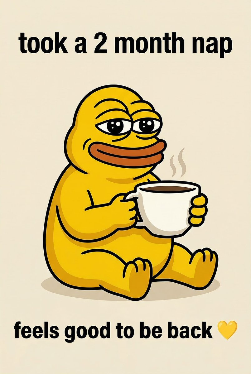 CoinPeepee's tweet photo. sometimes you just need to recharge 🔋

$PEEPEE is rested and ready 🚀 https://t.co/4HAlViSVf5