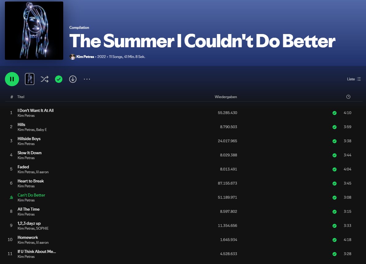 The way they released ERA 1 as a compilation and it's hidden on her profile blows my mind 😭😭😭