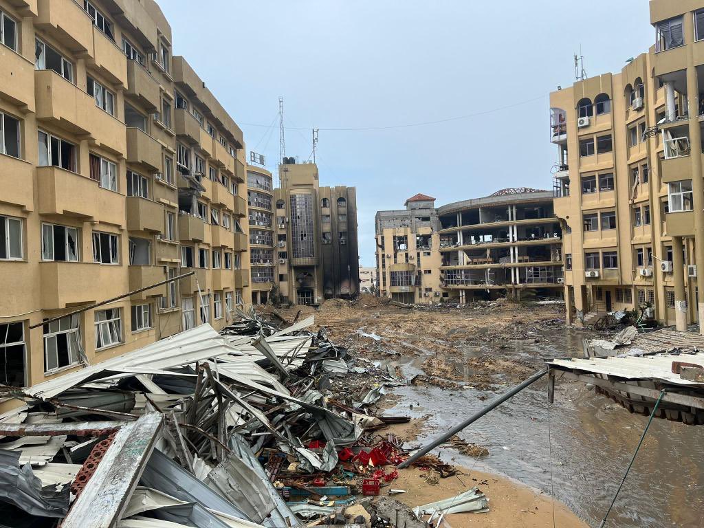 My med school in Gaza.

2023                                             2026