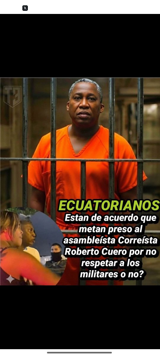 POR SUPUESTO QUE SI 
NADIE TIENE PATENTE DE CORSO PARA HACER LO QUE LE DE LA REGALADA GANA 
ATROPELLANDO A LA AUTORIDAD MILITAR INSULTANDOLA Y AGREDIENDO FÍSICAMENTE 
QUE SIRVA DE LECCIÓN Y ESCARMIENTO....
😎🇪🇨