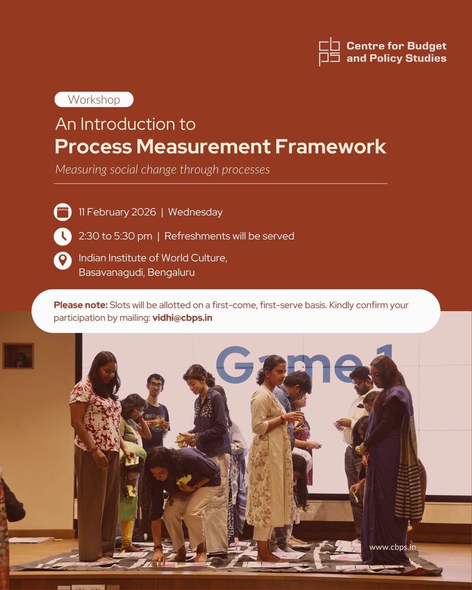 Centre for Budget and Policy Studies (CBPS) tweet media