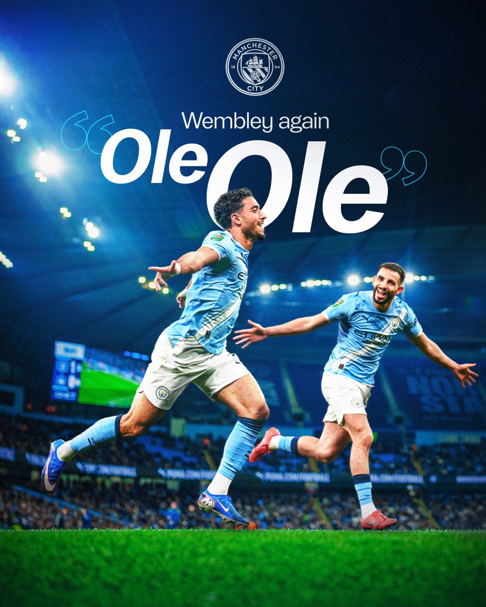 Off to Wembley again 🩵🙌