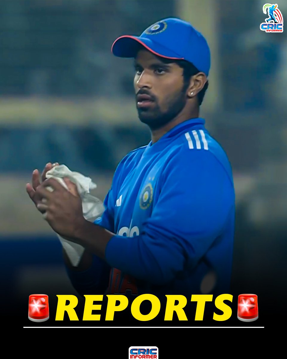 CricInformer's tweet image. 🚨 REPORTS 🚨

The Indian management is monitoring Washington Sundar’s fitness at the BCCI Centre of Excellence and could include him in the T20 World Cup squad depending on his recovery

#WashingtonSundar #CricketTwitter #bcci #TeamIndia 
#T20WorldCup