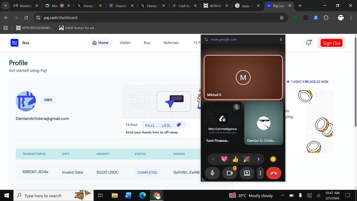 pitched <a href="/paj_cash/">PAJ CASH</a> to <a href="/short_usd/">Mikhail (buying now, paying later arc)</a> on my call this morning while discussing the ease of off-ramps and on-ramps in our region.

was very eager to let him know it was built by a <a href="/SuperteamNG/">Superteam Nigeria</a> member.

check out <a href="/YumiFinance/">Yumi Finance</a> if you haven't yet.

gud tek.