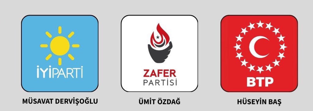 Çok acil ittifakı kurduklarını ilan etmeleri gerekiyor!

▪️ Aynı düşüncede olan diğer siyasi partileri yanlarına almalılar.
▪️ Komisyona karşı halkın iradesini temsil etmeliler.
▪️ Türk milletinin iradesini hiçe sayanlara karşı geri durmadan birlikte hareket etmeliler.