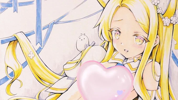 色紙競標插畫完成囉! 【第一天 N35,N36 おほしさま堂】 えちえちセイアちゃん描きました #FF46
