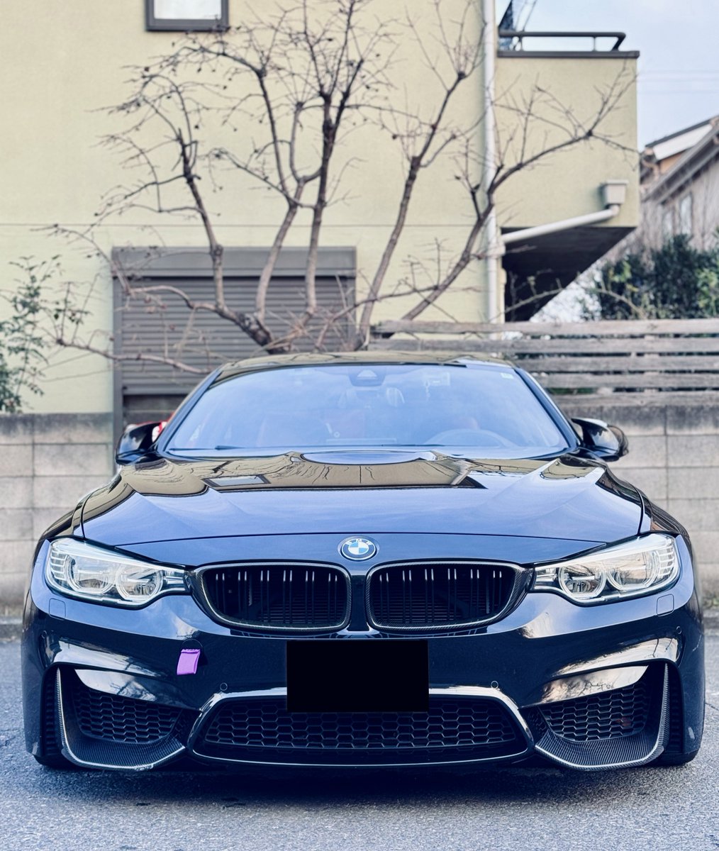 少しあったかいうちに洗車完了✅