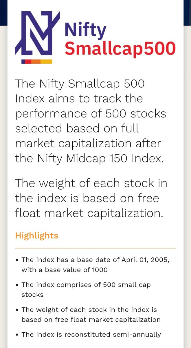 Ishan_Narayan_'s tweet image. Nifty Smallcap 500 details on NSE website 👇🏻

#smallcap #microcap