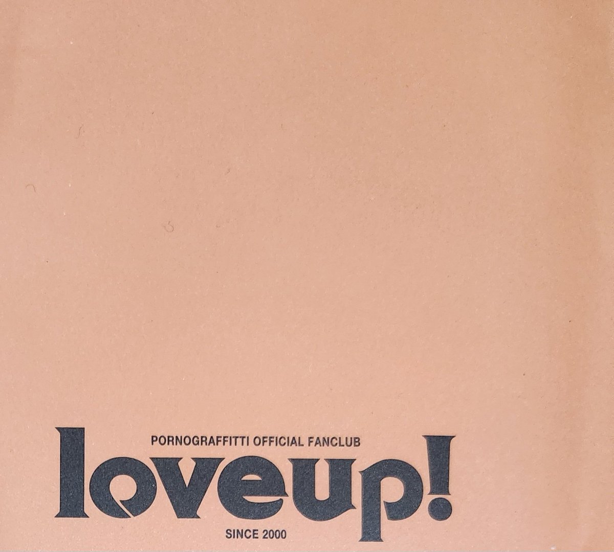 ポルノグラフィティ さんのファンクラブ「love up!」の、タグ