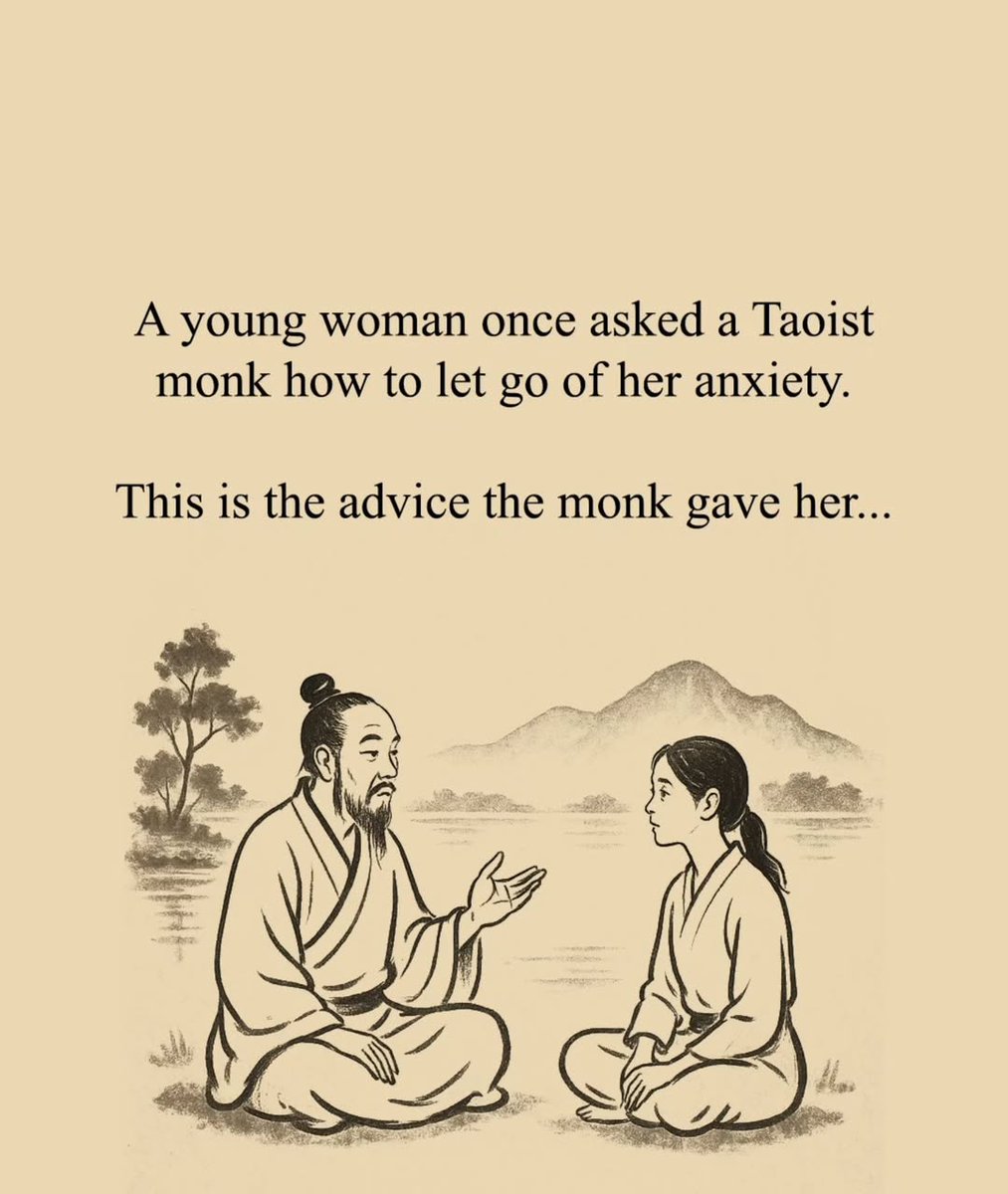 Inspirationwiz's tweet photo. The lessons that calm your mind are often simple.. 

Advice from a Monk that will help you to manage your anxiety 👇 https://t.co/qs6yGuCuVt