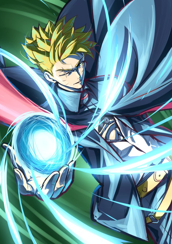 描いたのは結構前だけど、今でも気に入っているうずまきボルトさん