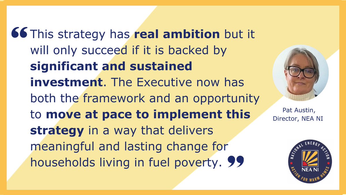 NEANIreland's tweet photo. NEA NI welcomes the @niexecutive's new 'Warm Healthy Homes 2026-2036' strategy launched today and calls for urgent investment and a decade of delivery for households, children, and families living in #fuelpoverty. Full media release here: https://t.co/tZZ0Ymyfqh https://t.co/VSMvzELG7r