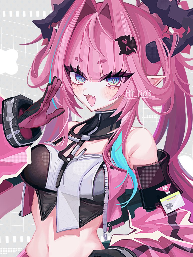 rrr_rio3's tweet image. イヴォンヌ🩷🩵

#ArknightsEndfield
#エンドフィールド