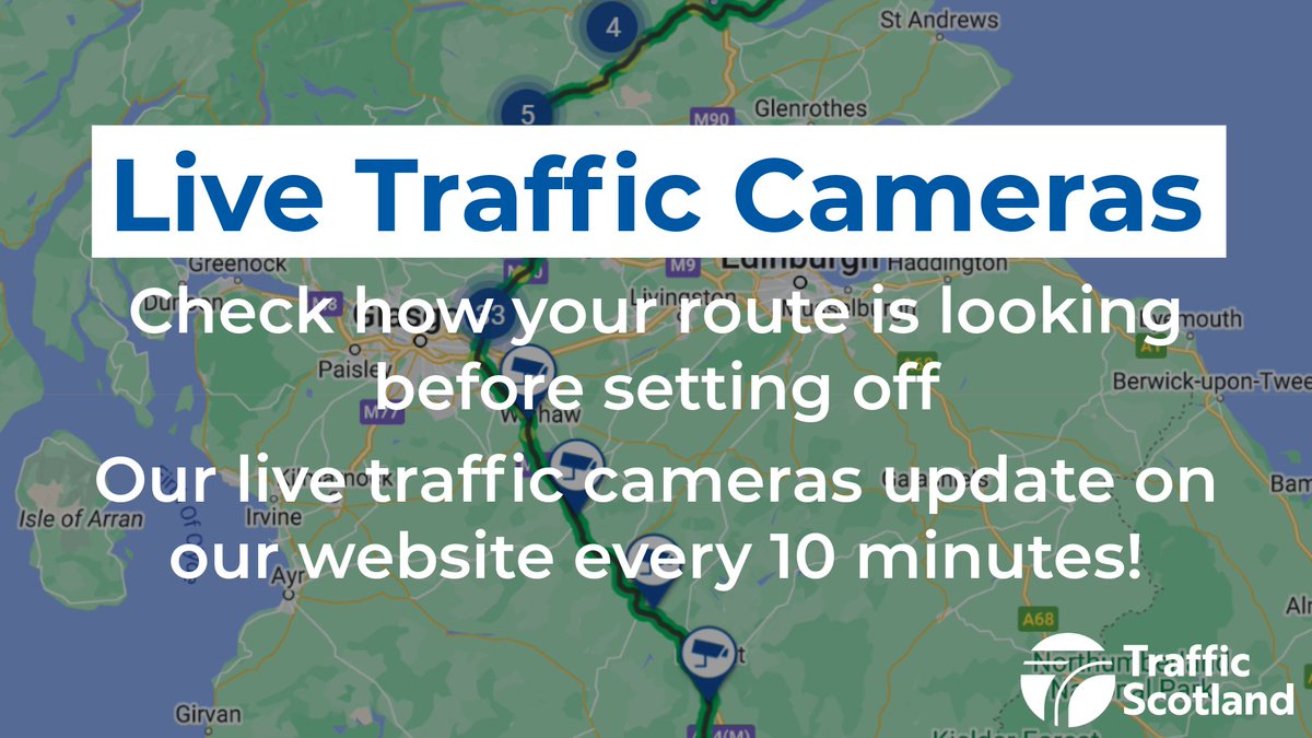 trafficscotland's tweet photo. Check out the most current traffic conditions on our Live Traffic Cameras - Updates happening every 10 minutes!
Every day, all day long! Stay #DelayFree πΈ
https://t.co/XxqdCZwDjd https://t.co/HdJ05SAxgi