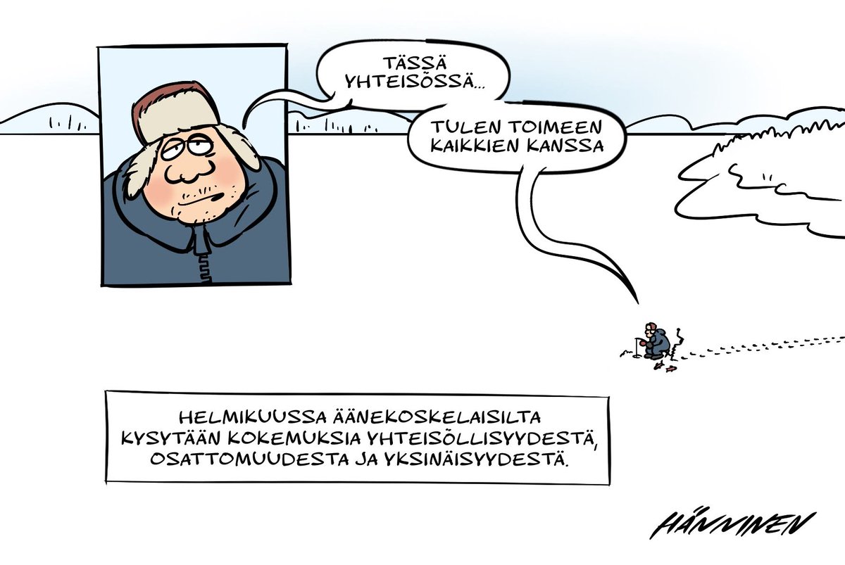 Sisä-Suomen Lehti 5.2.2026 #pilapiirros #sarjakuva #Äänekoski