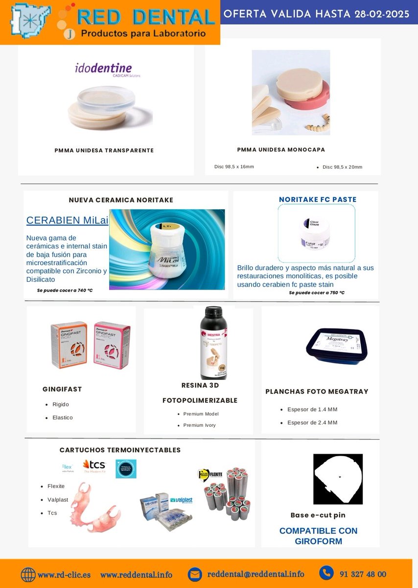 RDCLIC's tweet photo. Visítanos en:

https://t.co/oaK6KJXWcV

#reddental#placasparaindividualizar#dentalpin#ecutpin#protesisdental#protesisdentales#protesisdentalespaña#madrid#esthethicdental#depositodental#muñones#laboratorio#laboratoriodental#laboratoriodentalmadrid#clinicadental#giroform https://t.co/b8QUuuZO7f