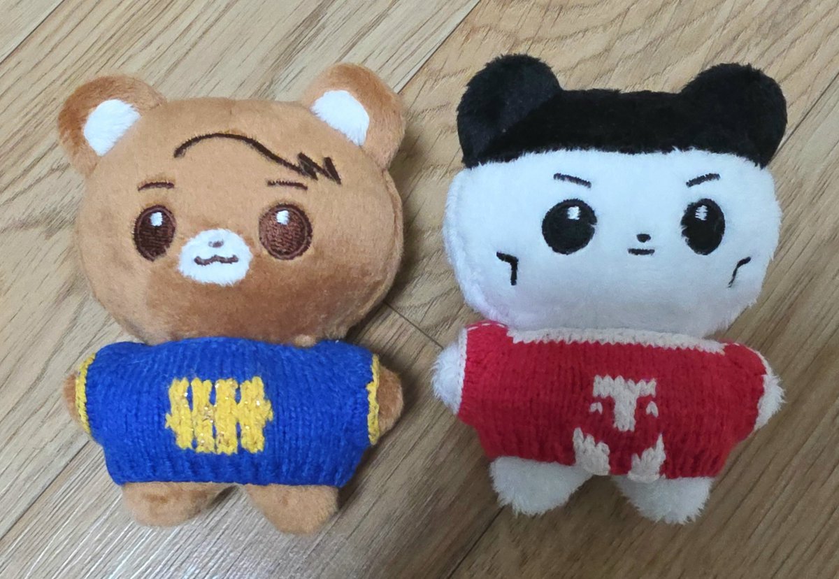 곰승호랑 민재 인형까지 완성 🐻⚽️⚽️