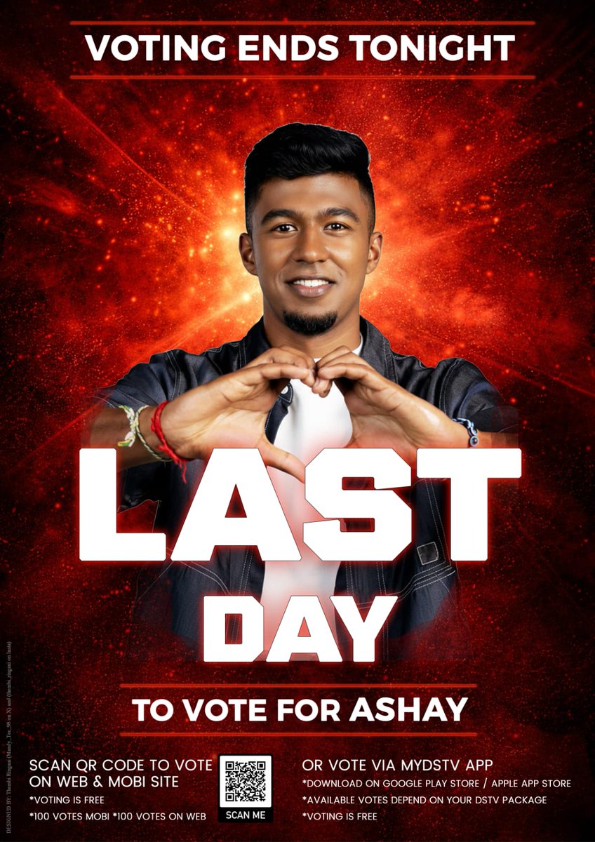 Chanz2Chanz's tweet photo. Please keep voting π³
HAPPY BIRTHDAY ASHAY
PAPRIKAS CELEBRATING ASHAY
#KeepVotingForAshay #BBMzansiS6 https://t.co/0az7SR13C7