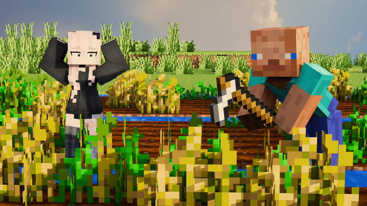 Zonzer67's tweet photo. 今天被強制播種了🥺👉👈...
#Minecraft #播種 https://t.co/73EJOJltCo