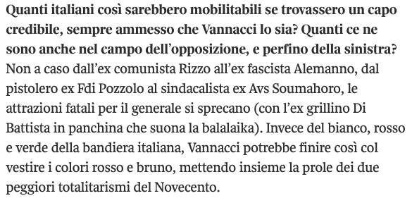 Phastidio's tweet image. Sono abbastanza vecchio da ricordare che Fini, per i sondaggisti, valeva il 15%, così come il fantomatico centro liberale con tante b. Aspettiamo e vedremo. Ma concordo sul crescente liquame rossobruno.