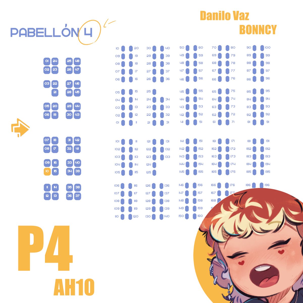 <a href="/JW_Arte/">JW Art</a> Hola! Soy Bonncy y me podreis encontrar en el P4 AH10! En mi mesita podreis encontrar cositas de fandoms como Sleep Token, Ghost, Omori, Codigo Lyoko, One Piece y mucho más! Tengo alfombrillas, llaveros, stickers y muchas prints! Tambien tengo cositas originales muy chulas 🌷 +