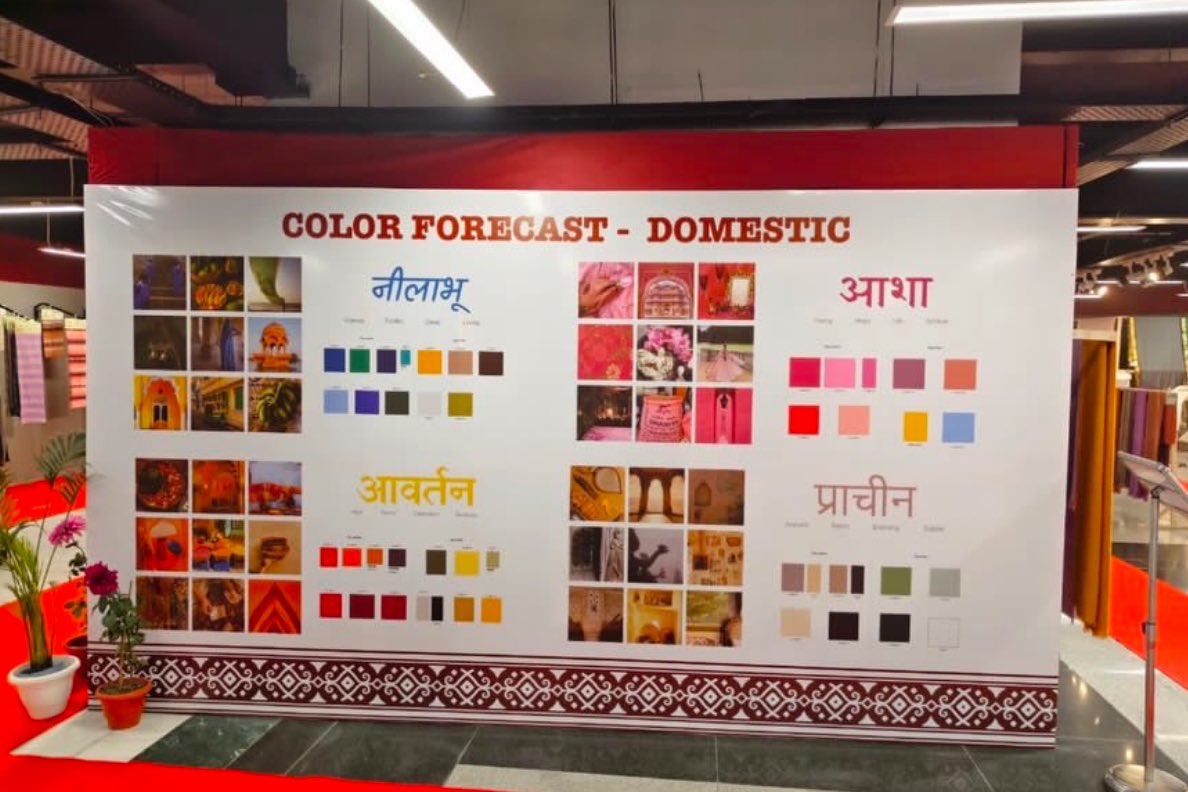 India weaves the future 🇮🇳🧵
NIFT VisioNxt unveils the National Colour Forecast for Tantavi 2026, under the leadership of DC Handlooms, powered by AI + Emotional Intelligence with 86% accuracy—empowering 29 Weavers Service Centres with globally aligned colour &amp; design directions.