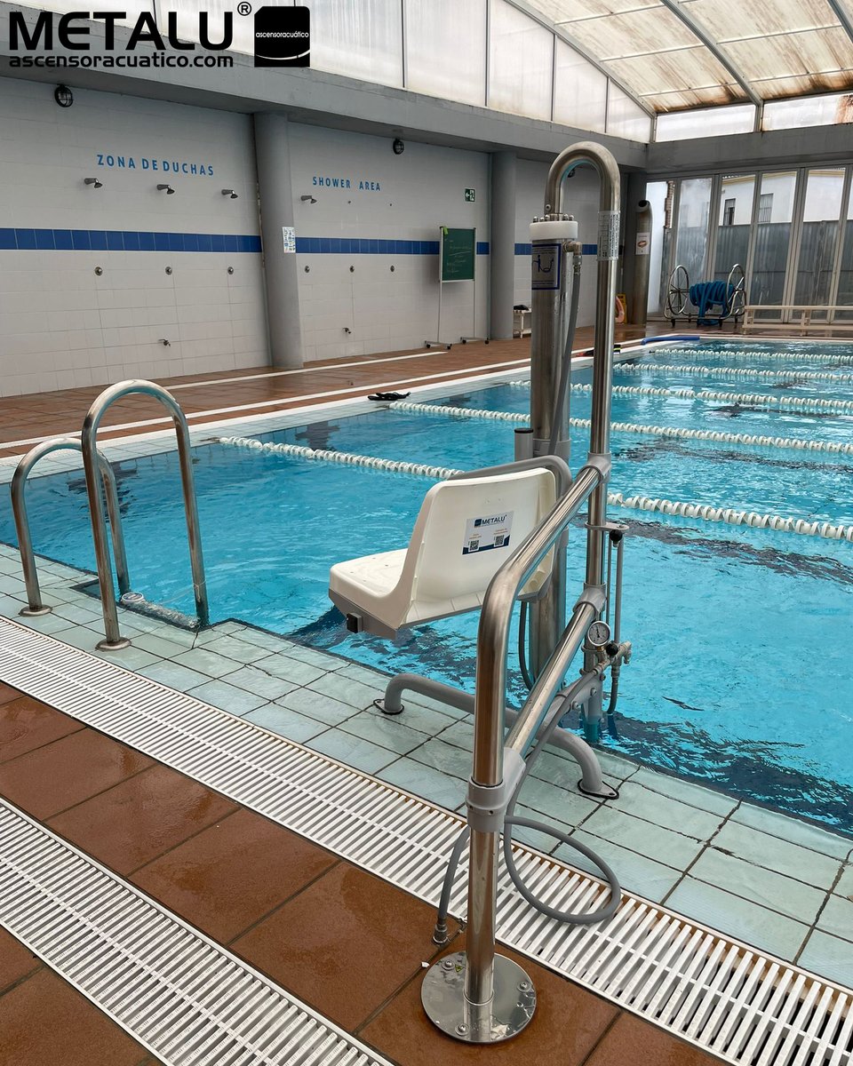 🆕 Nueva instalación en la piscina cubierta de Cómpeta (Málaga), que ya cuenta con METALU B-2, una solución fiable que garantiza el acceso al agua de forma segura, cómoda y autónoma.

Porque la accesibilidad no entiende de mal tiempo ☔.

#Accesibilidad  #Piscinas #Accesibles