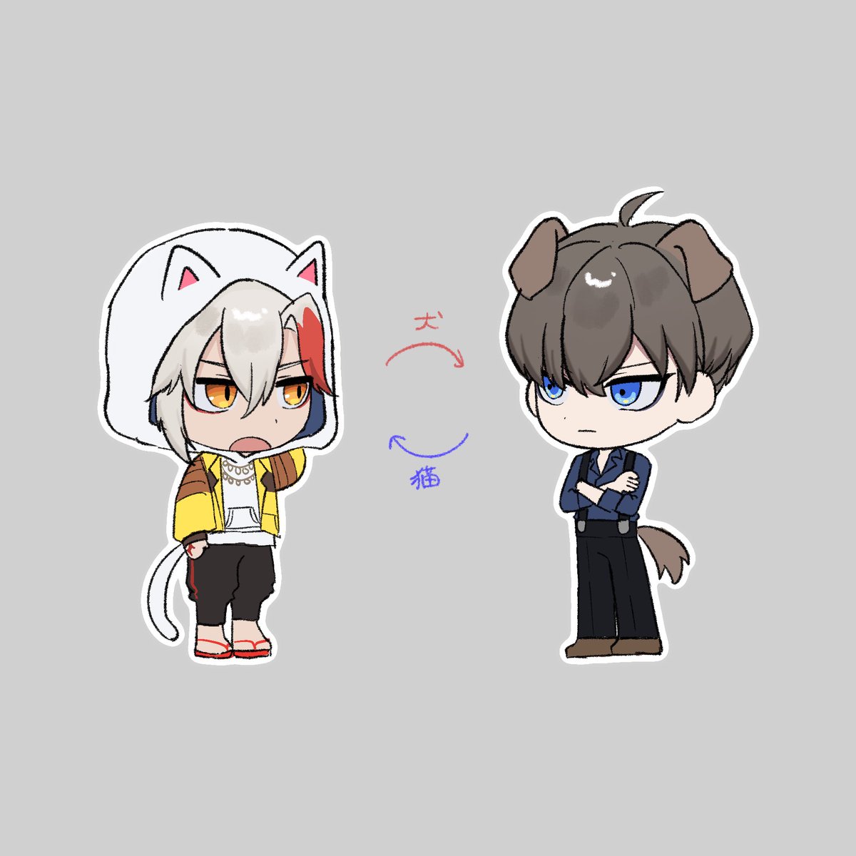 Post by 常夏🥥 on X: らくがき🐶🐱