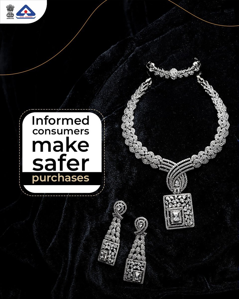 IndianStandards's tweet image. Clarity builds trust. To help consumers make informed choices, BIS has introduced IS 19469, a standard that brings transparency to diamond descriptions and disclosures.

@jagograhakjago 
#DiamondJewellery #diamonds #BISCertification #BIS