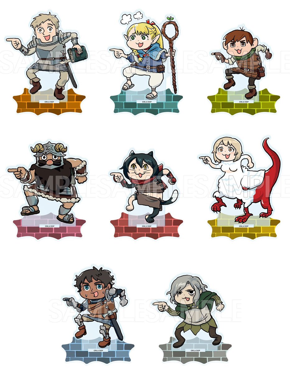 アニメイトオンラインで予約受付中！ ダンジョン飯 ヨシ！アクリル