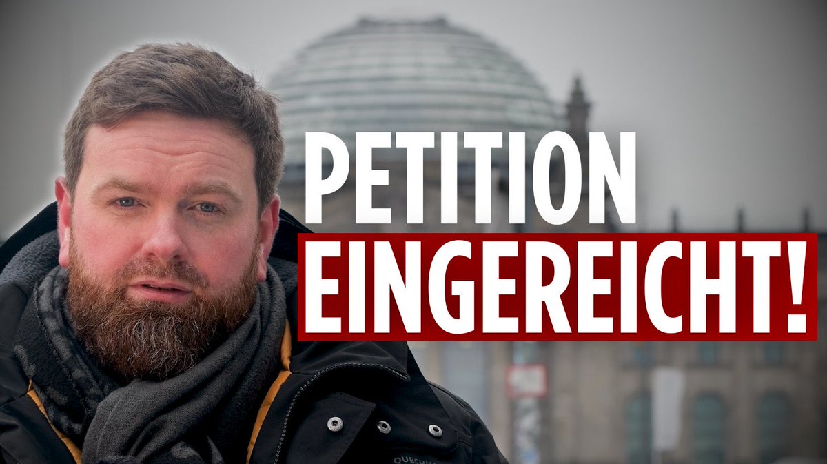 500.000+ Stimmen in nur 3 Monaten. 

Keine Kampagne, kein Mediensupport, nur öffentlicher Druck von unten. 

Dieses Video zeigt, warum die Staatsräson verteidigt wird wie ein Dogma und warum man über diese Zahlen lieber schweigt. 

Wer gezweifelt hat, soll jetzt hinschauen.

👉