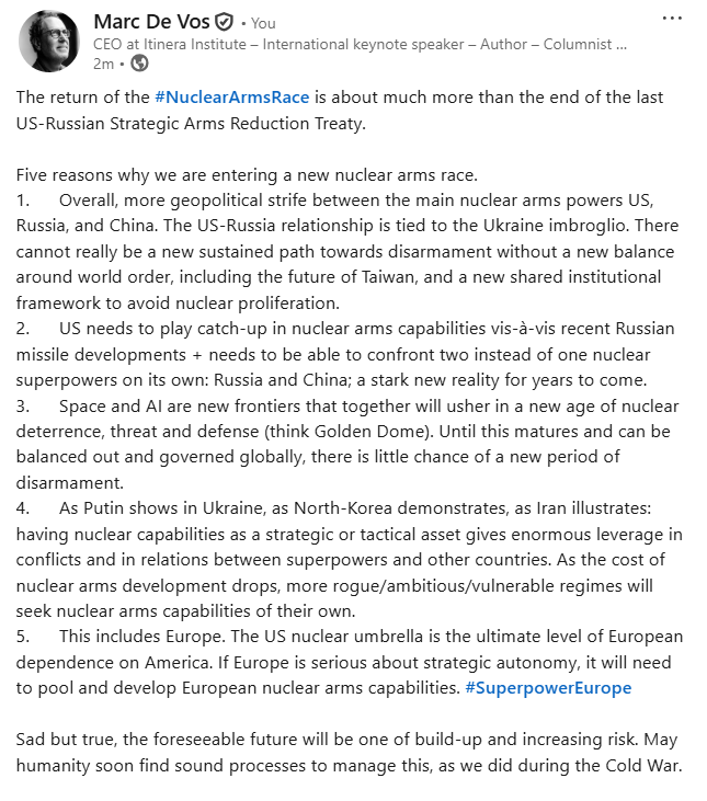 Marc De Vos tweet media