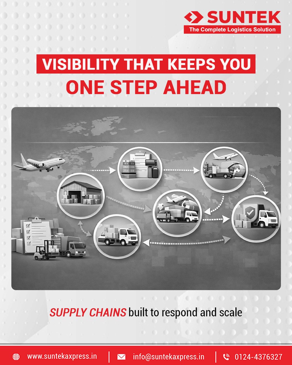 Modern supply chains demand control, accuracy, and real-time insight. Suntek Axpress delivers tech-driven supply chain solutions that help businesses stay agile, informed, and future-ready. #SuntekAxpress #SupplyChainSolutions #SmartSupplyChain #DigitalLogistics