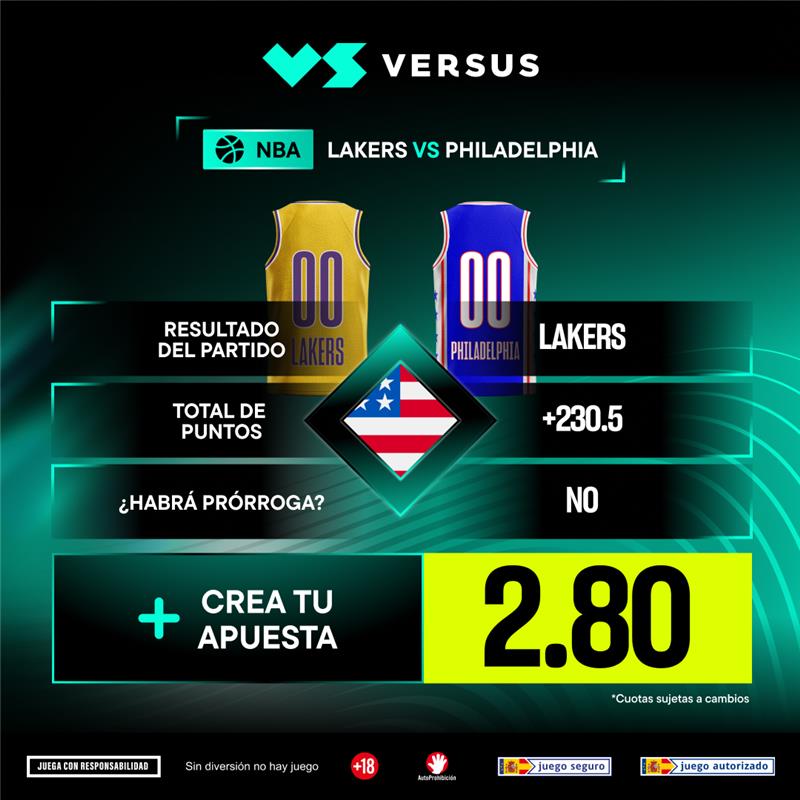 Interfaz de Versus Casino