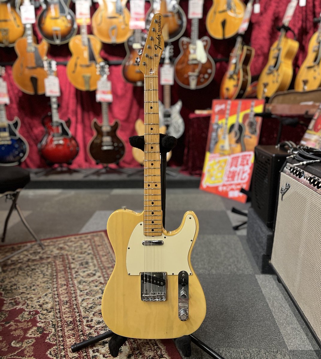 GCLUB_TOKYO's tweet image. 1973年製ブロンドカラーのFender Telecasterが入荷しました！
shop.kurosawagakki.com/items/2949333

＃Fender #Vintage ＃Telecaster