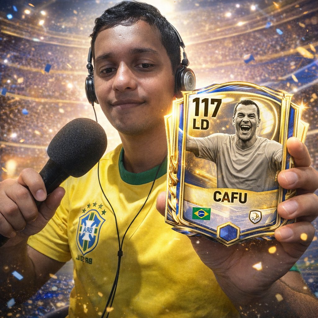 FabioRadia16359's tweet image. Quando surgiu o telão já pensei: “pronto, bagre…” 😭
Aí vi a bandeira do Brasil 🇧🇷
Resultado: CAFU TOTY 117 🔥
Hoje o FC Mobile resolveu me respeitar.
#FCMobile #TOTY #PackLuck #Brasil #Cafu #GamingBrasil