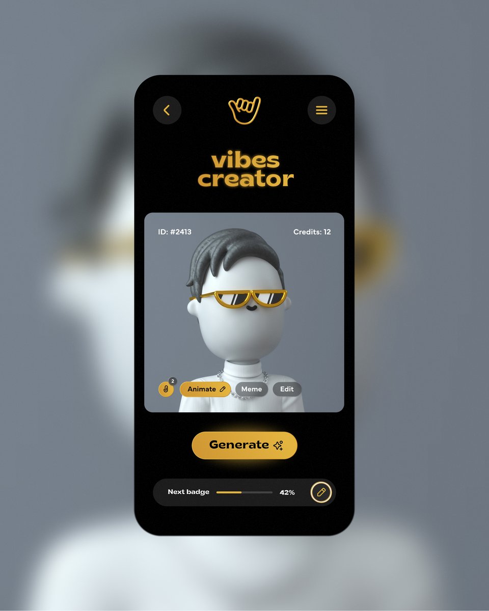 What if I could create memes and animations with my own <a href="/goodvibesclub/">Good Vibes Club 🤙</a> and get rewarded for it at the same time? Is there already a creator badge? 🤔

Important note: this is just some JHN fanart.

#goodvibesclub #gvc $vibestr
