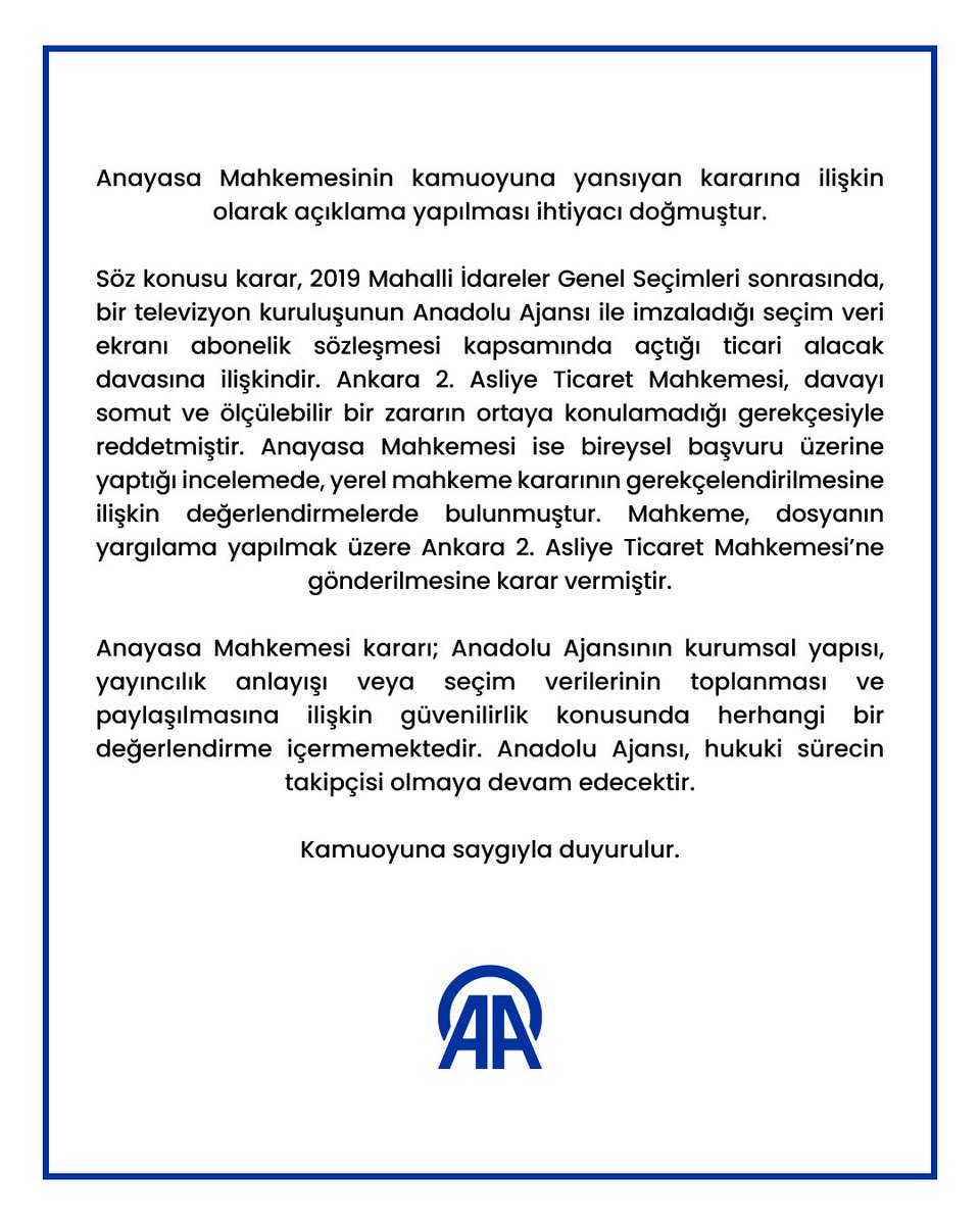 Anadolu Ajansından Açıklama

v.aa.com.tr/3821216