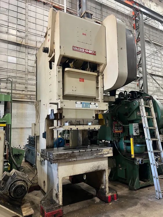 FOR SALE:

Used 200 Ton Bliss Model C-200 Single Point Gap Frame Press

Offered loaded on your truck! 
$69,500 or make an offer