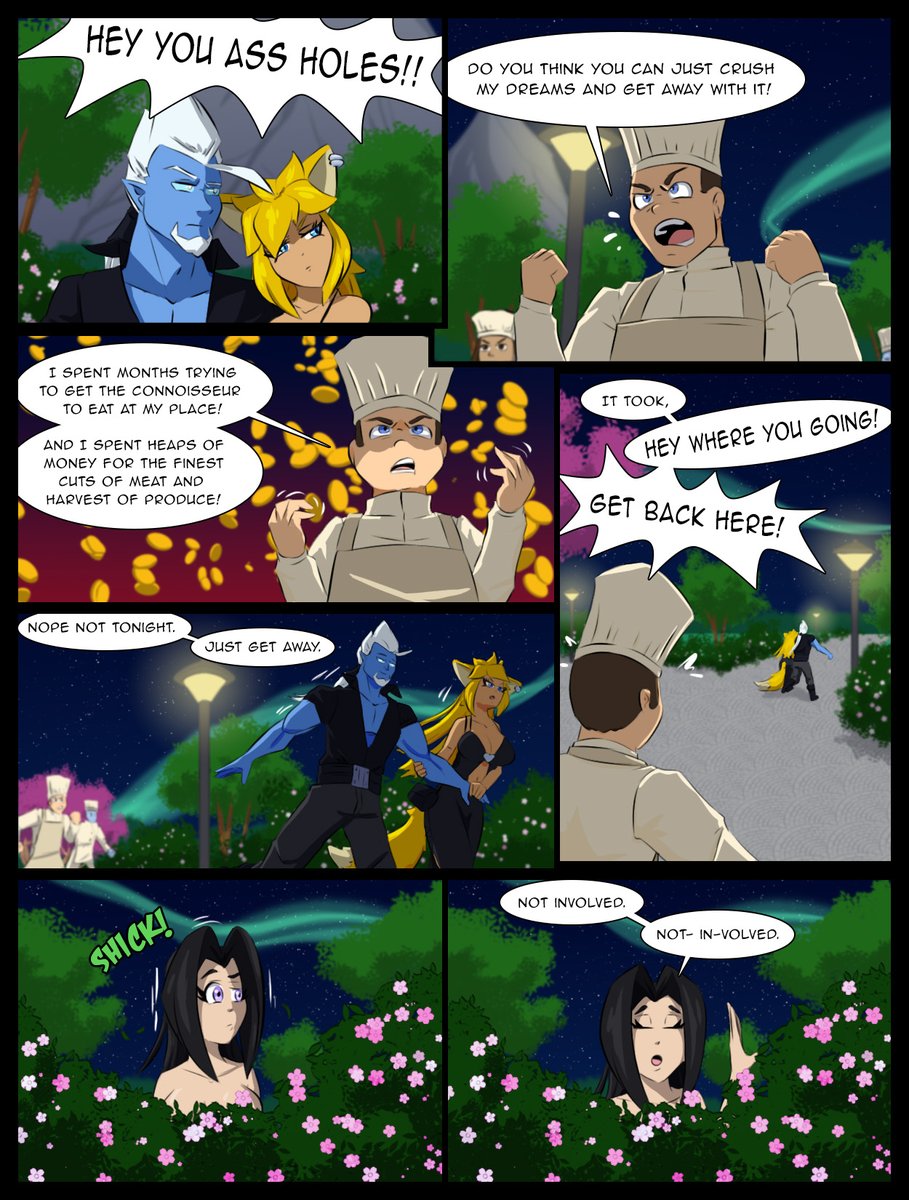 Akitsui, Zengi, even Livita! Everyone got something going on tonight.
#Comic #Manga #Gnosis