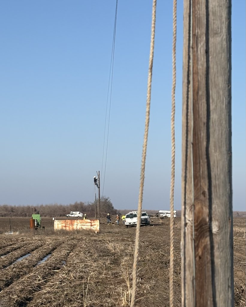 Wrapping up a few outages at Como this morning with CHELCO.