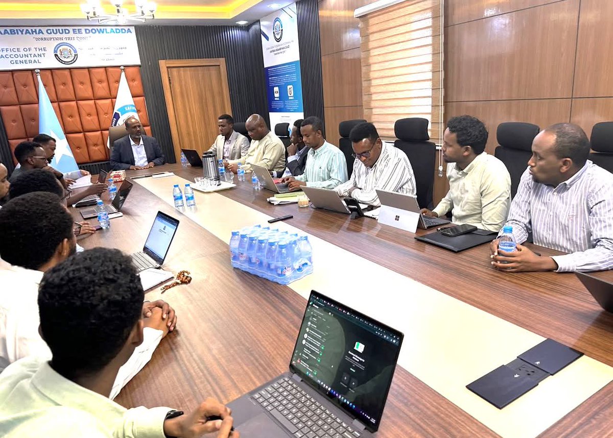 SERP_Somalia's tweet photo. A week-long Stakeholder Engagement Workshop on #HRMIS implementation for FGS MDAs, supported by @SERP_Somalia, concluded today in Mogadishu. The workshop covered HRMIS systems, gap analysis, module reviews,&amp; HRMIS–SFMIS integration,with consultations held with key institutions. https://t.co/rAcR0CO0Mw