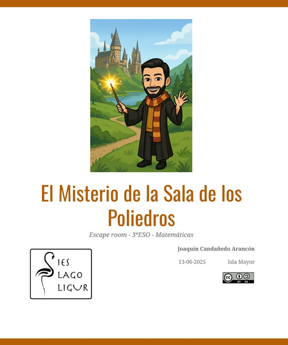 ieslagoligur's tweet photo. Hoy aprovechamos para compartir "El Misterio de la Sala de los Poliedros", un escape room matemático para 3ºESO, diseñado por el profesor Joaquín Candañedo ( @JoaEduca ) donde se trabajan conceptos de geometría.
https://t.co/bKh11mYXDj
#matemáticas #lagoligur #islamayor https://t.co/DeXvkySb0t