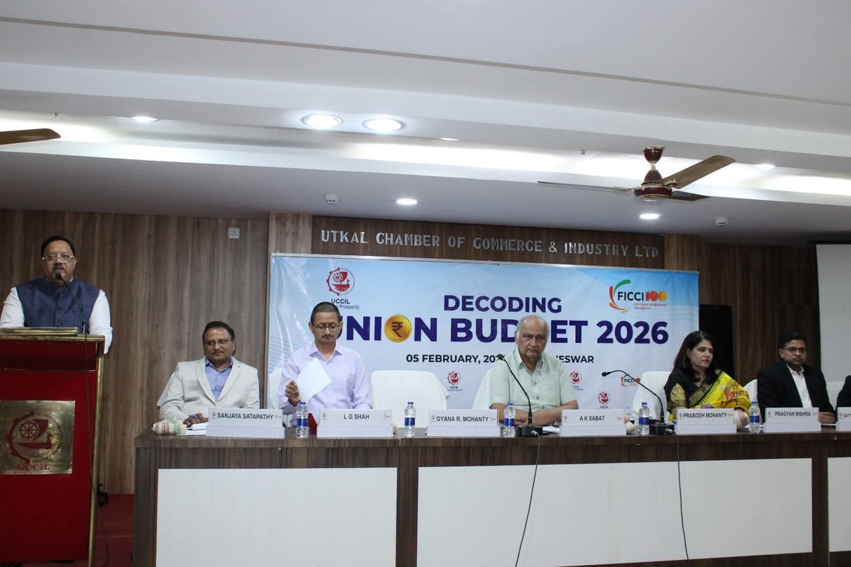 THE UTKAL CHAMBER OF COMMERCE AND INDUSTRY LIMITED tweet media