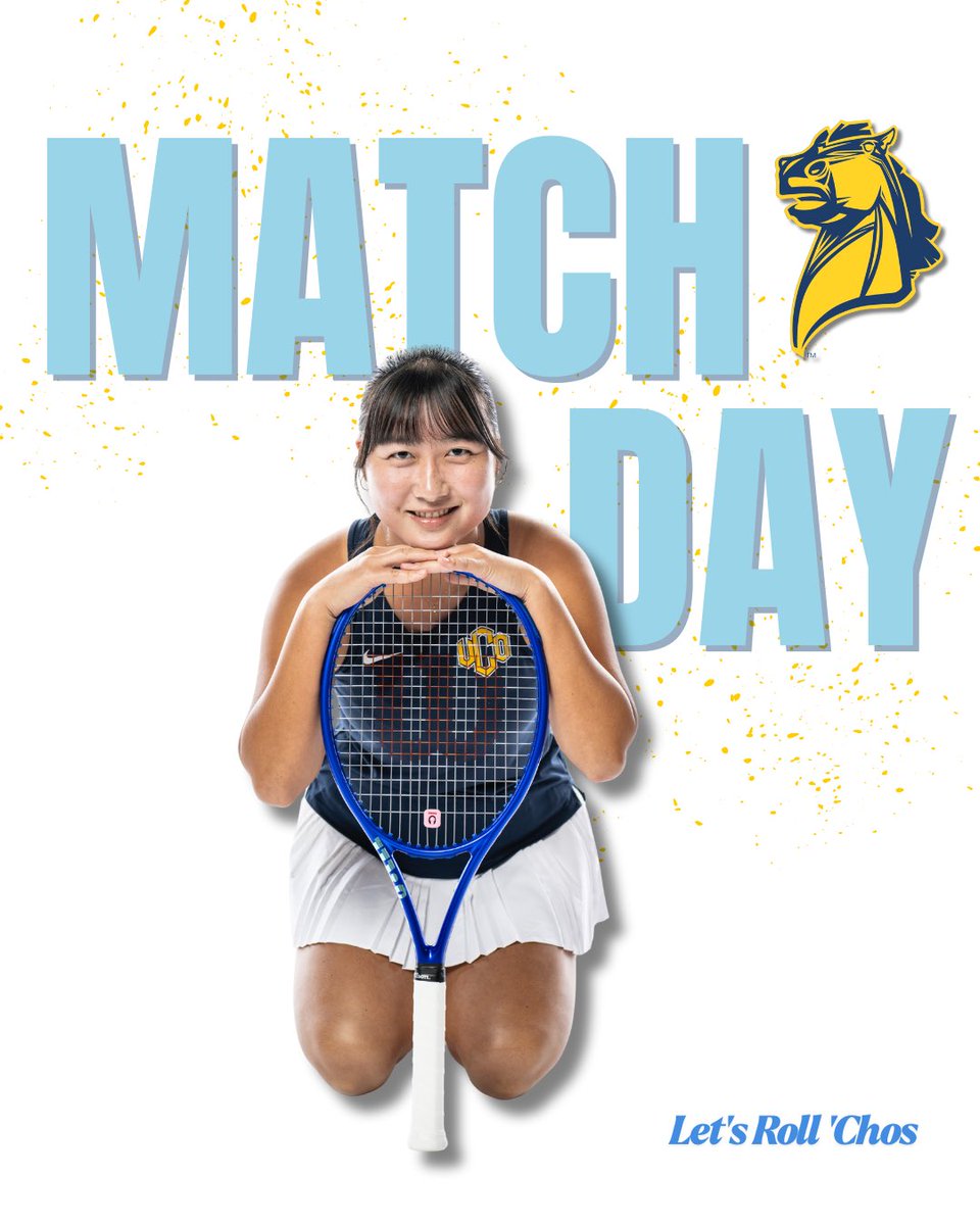 MATCH DAY! 🔙 on the court!

⏰1 p.m.
🆚 UT Tyler
📍Edmond, OK
🎾 bronchosports.com/news/2026/2/4/…

<a href="/TennisUco/">UCO Women's Tennis</a> x #RollChos