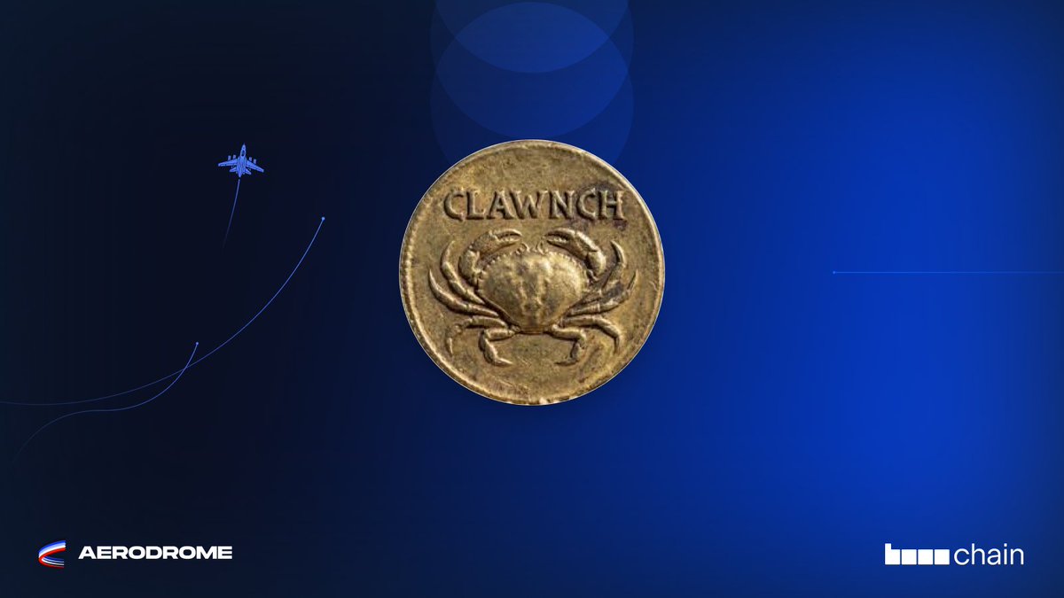 CLAWNCH takes to the skies 🛫

The $CLAWNCH - WETH, CLAWD &amp; USDC pools on Aerodrome are now eligible to receive AERO emissions.

Welcome, <a href="/Clawnch_Bot/">Clawnch 🦞</a>.

Emissions incoming.