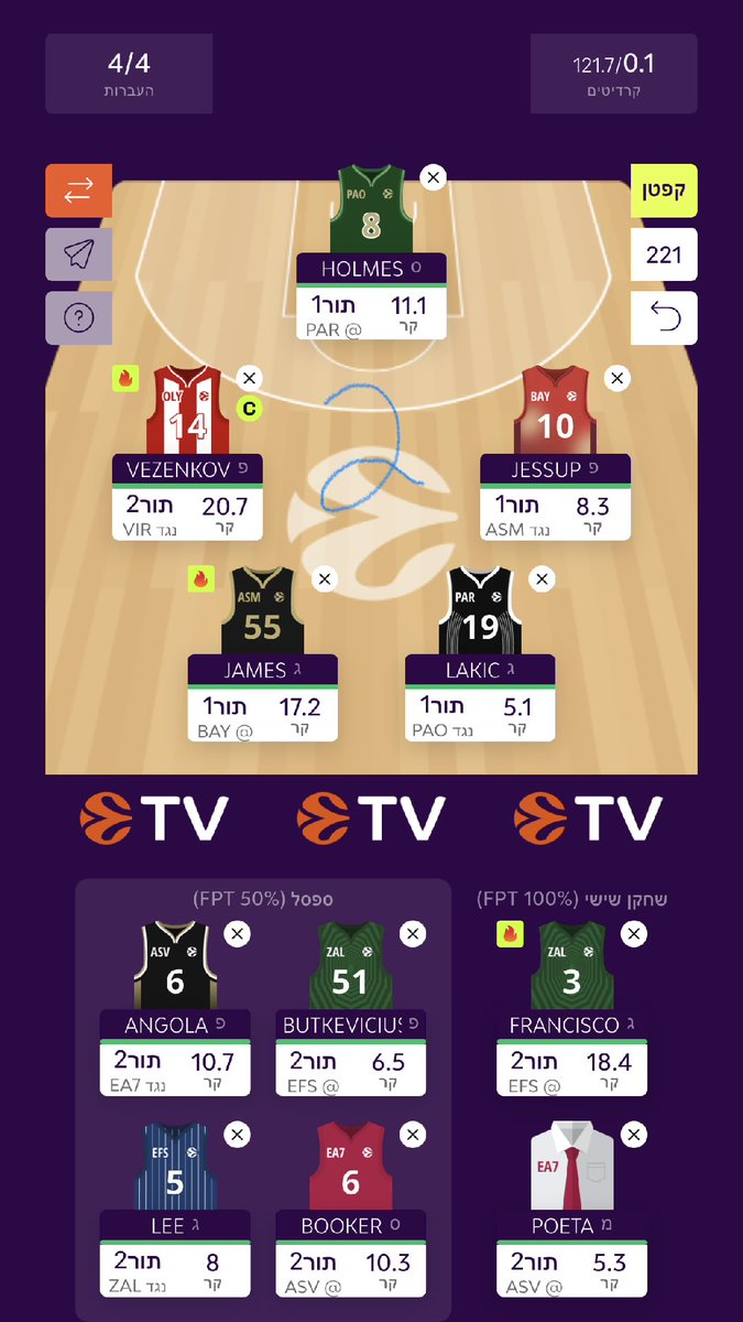 LLiport's tweet photo. @fanzonebasket Shalom!
What do you think? https://t.co/dIvR4BSvQk